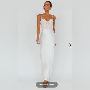 Ivory maxi dress
